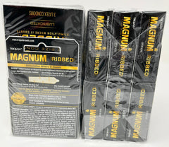 Magnum Ribbed (Large Size-Pack of 18)